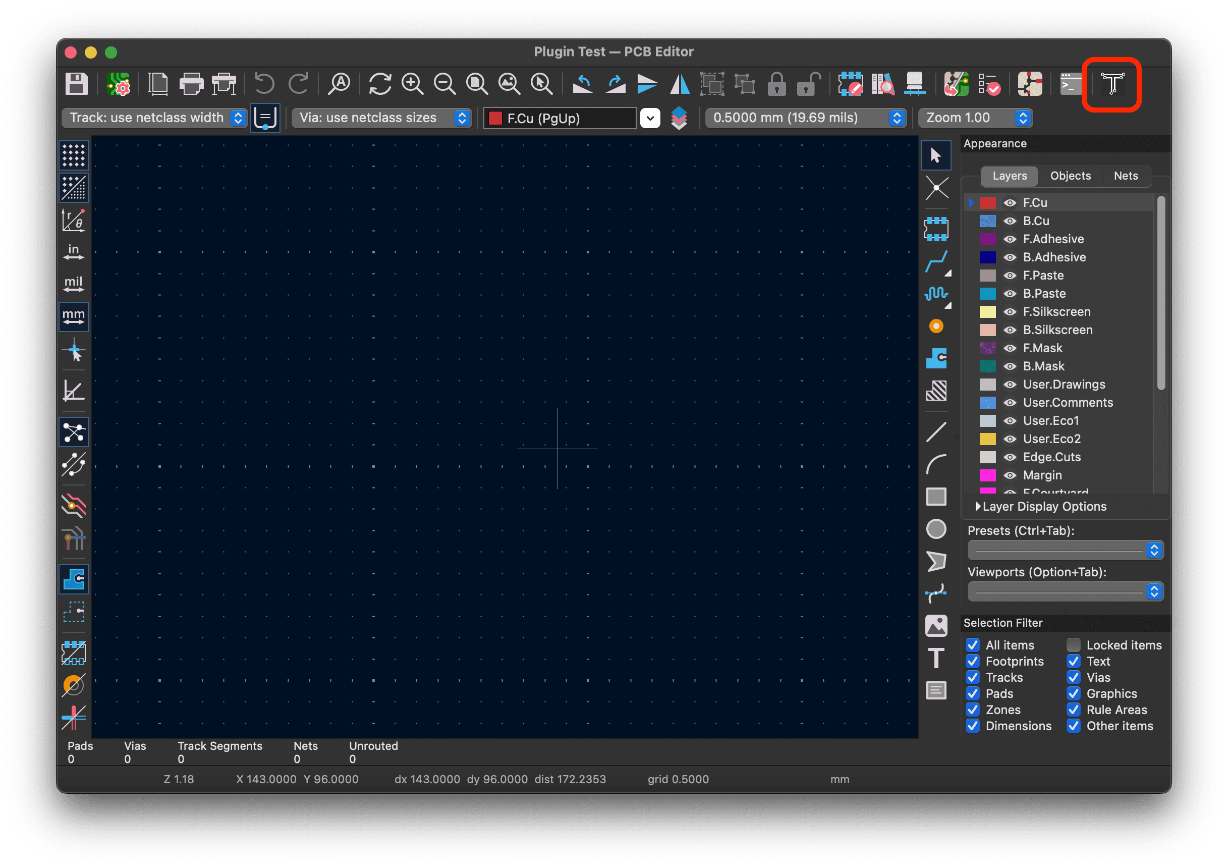Click the Traceformer Icon
