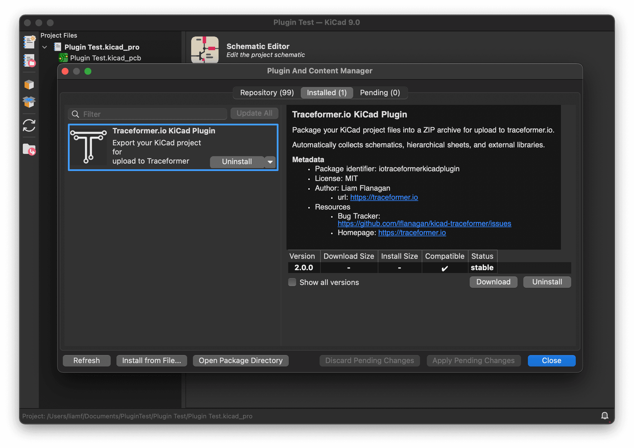 Confirm Installation